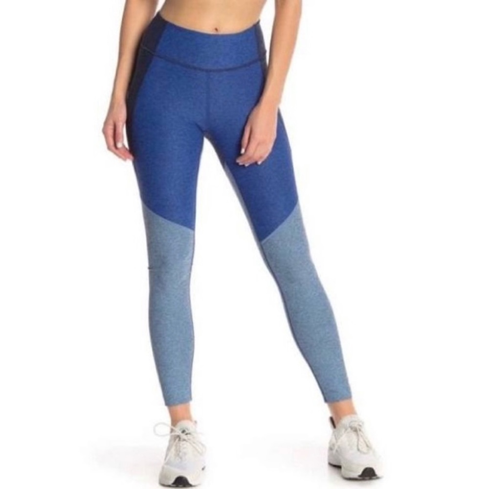 Outdoor Voices Women's Blue Colorblock Leggings Size XS